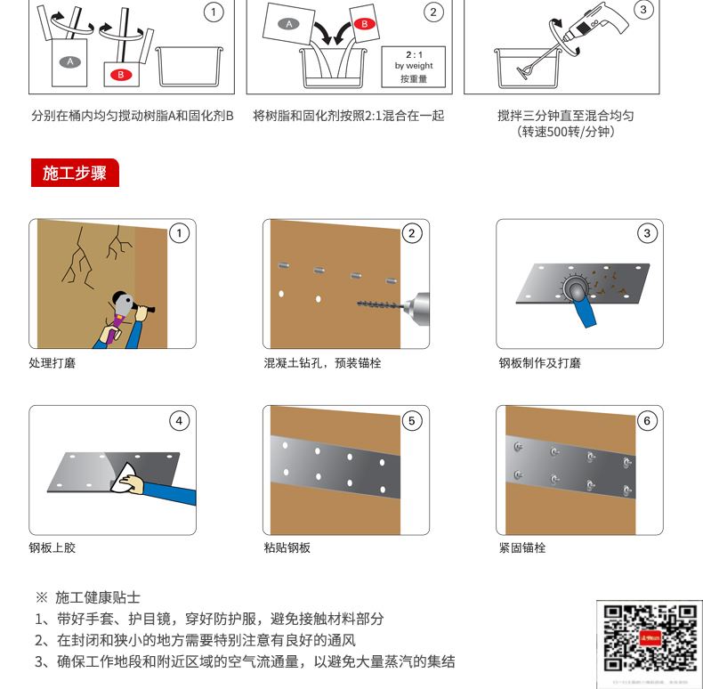 包钢门头沟粘钢加固施工过程